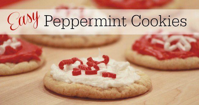 Easy Peppermint Cookies