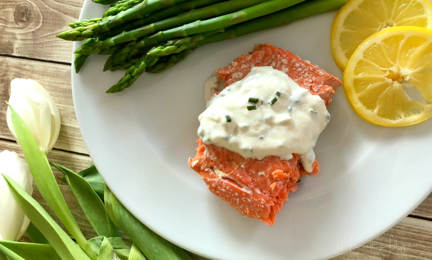 Yogurt Horseradish Sauce for Salmon