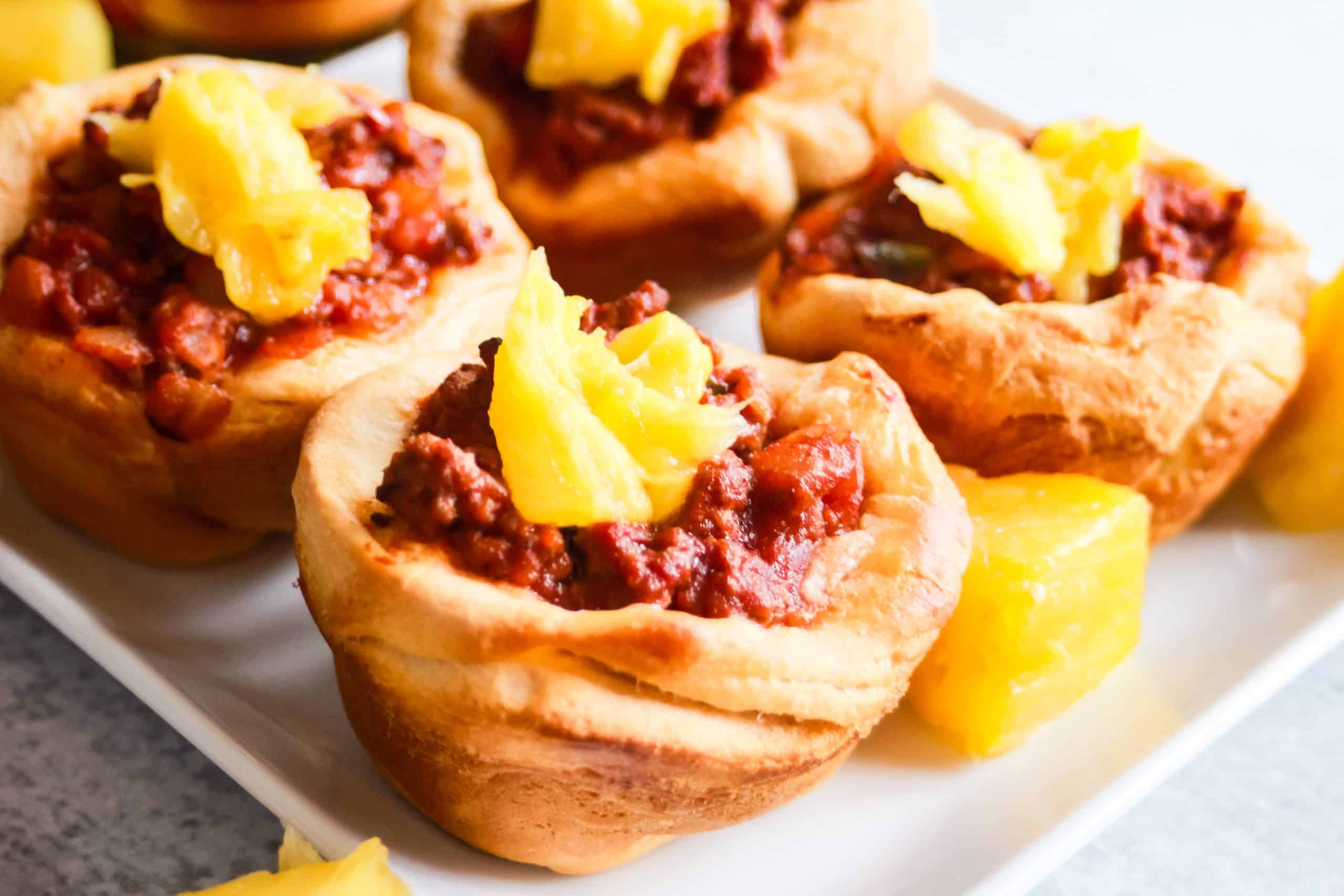 Sweet BBQ Sloppy Joe Cups