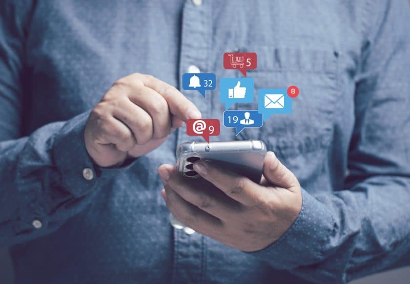 Men use mobile phones to access various aspects of social media, such as checking mail. online shopping. Satisfaction Rating. Checking in to different places, contacting work, chatting with friends.
